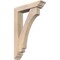 Ekena Millwork Imperial Traditional Smooth Bracket w/ Offset Brace, Douglas Fir, 5 1/2"W x 24"D x 36"H BKT0604X24X36IMP01SDF - alternate 1